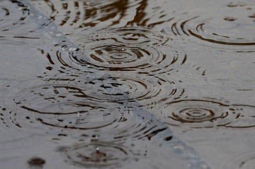 The weather warning is in place until 3pm today (October 9).
