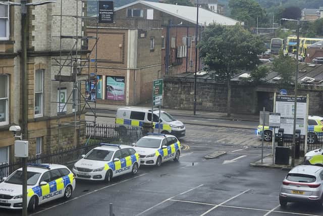 A large number of police were called to Pavilion Terrace this morning - Image: David Darcy