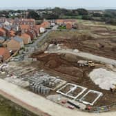 The removal of a footbridge over Scalby Beck at a major housing development is recommended for refusal by North Yorkshire Council. (Picture from the site in earlier development).
