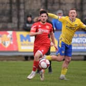 Ali Aydemir scored both goals as Bridlington Town earned a 2-2 home draw against Stockton Town. PHOTOS BY DOM TAYLOR