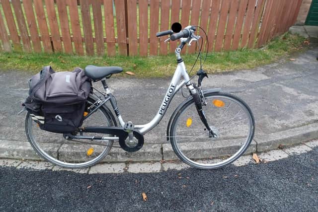 The Peugeot cycle was recovered in Pickering