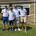 The Whitby Warriors team of Ian Suckling, Liam Kirkbride, Callum Dale and Simon Bradshaw take on the Longest Day Challenge of 72 holes of golf in a day.