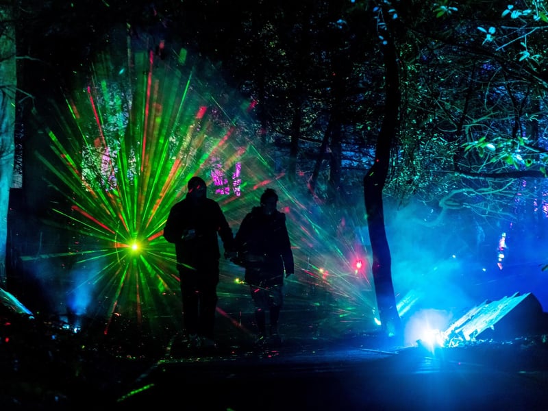 The event is perfect for both a romantic stroll or an evening out with the whole family.