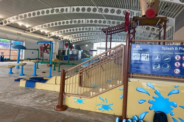The mothballed Alpamare water park, which is set to be relaunched in July