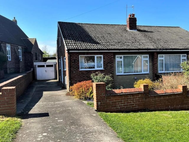 This two bedroom and one bathroom semi-detached bungalow is currently for sale with Ellis Hay for £210,000.