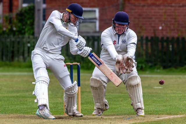 Rhys Buck top-scored in the home draw against Stokesley 2nds. Photo by Brian Murfield