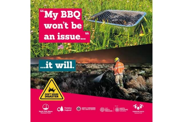 North Yorkshire Fire and Rescue Service has reminded people not to "Spark Disaster" following a recent spate of fires in the open.