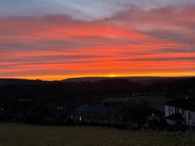 A lovely sunrise over Whitby.
