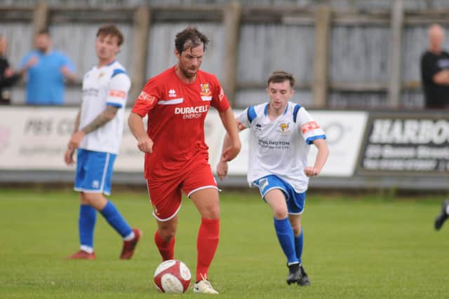 Peter Davidson has taken on a player-coach role at Bridlington Town. Photos by Dom Taylor