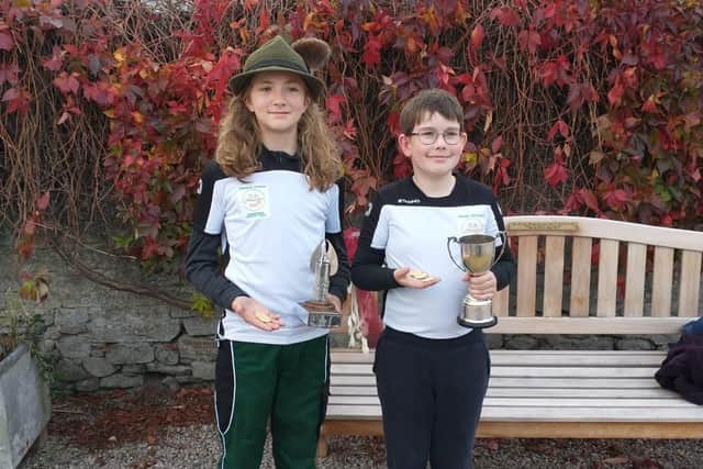 Edward Chester (12) shot Longbow for the Yorkshire Counties Junior inter county tournament. He (along with James from Thirsk bowmen) won the boys longbow team trophy.