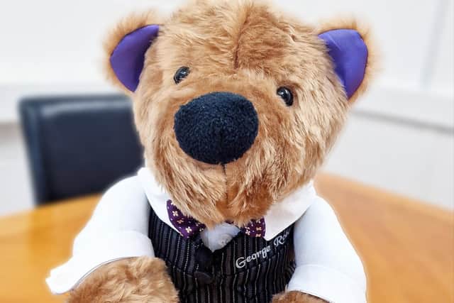 Memory bear at George Roberts