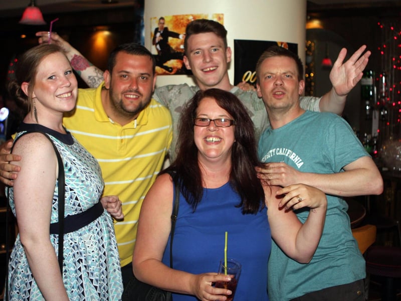 Emma, Marco, George and Steve. Ann-Marie (at front).
132843p