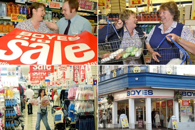 Shoppers once flocked to Scarborough's Boyes store in search of a bargain.