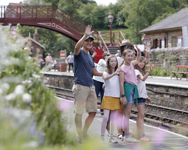 Family fun at the North Yorkshire Moors Railway.