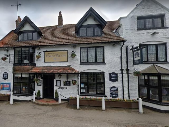 Ye Olde Forge Valley Inn is located in West Ayton and has a cosy beer garden, perfect for a summer drink.