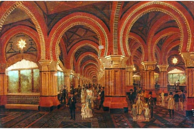 Scarborough, Interior of the Aquarium. British (English) School (Oil). Image courtesy of Scarborough Museums and Galleries/North Yorkshire Council