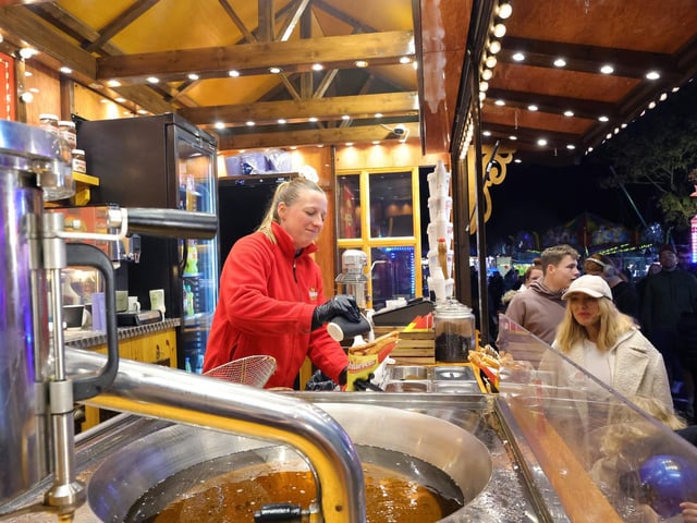 Serving up some tasty churros!