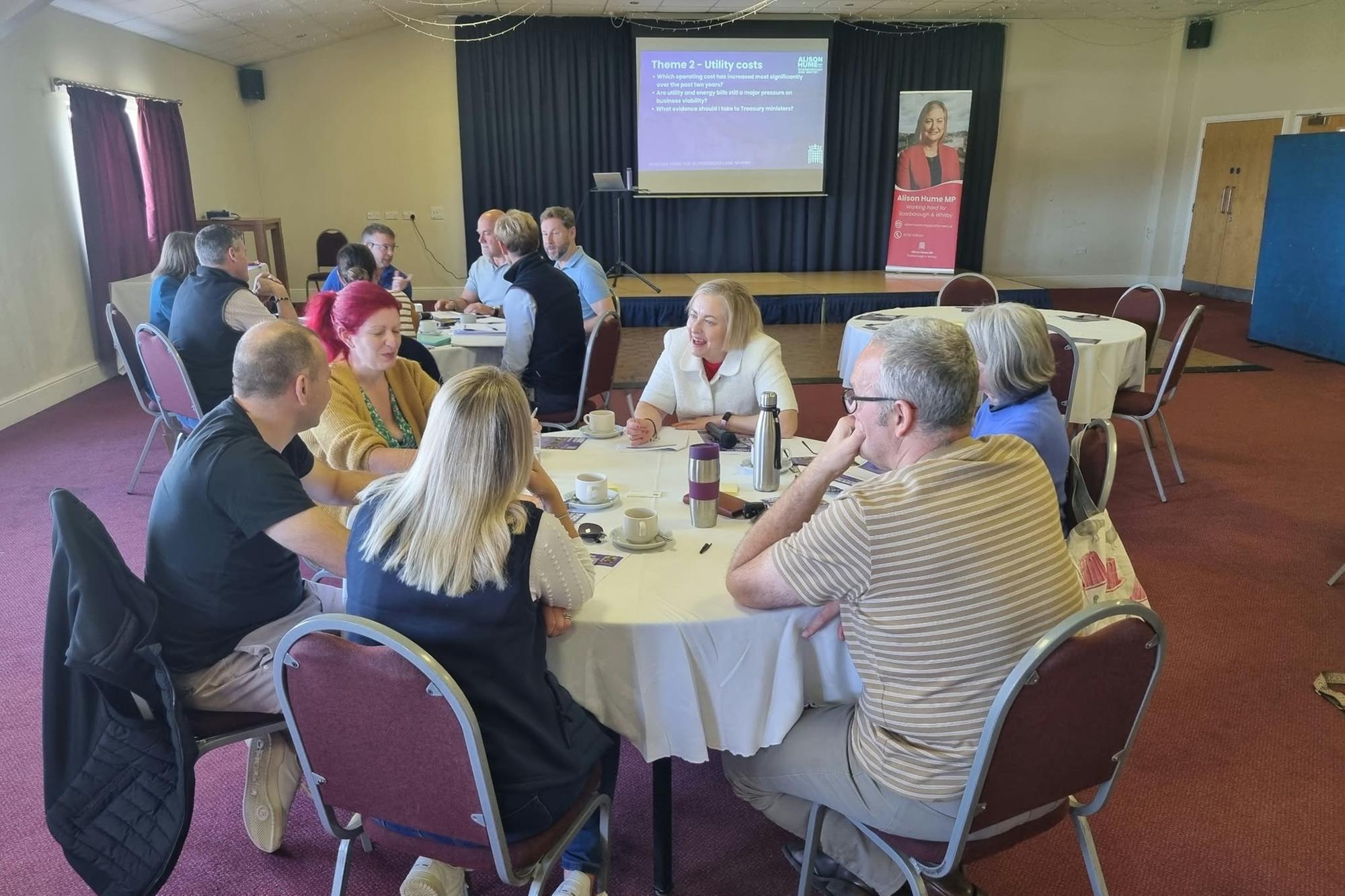 Scarborough and Whitby MP holds meeting to hear from hospitality businesses ahead of budget