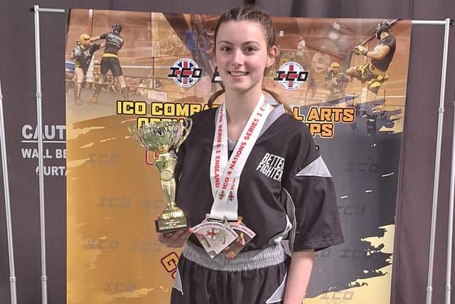 Scarborough kickboxer Lola Duncan-Fewster, who is already a 17-time world champion at 17 years old – trains at Scarborough Sports Village - and is part of the Sporting Champions scheme.