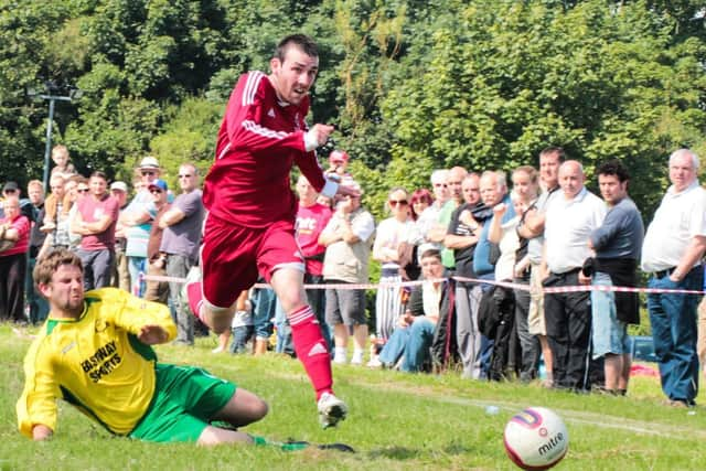 Paddy Miller in pre-season action for Boro against Eastfield