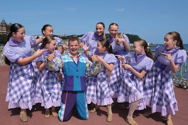 Daniel Dean and the dancers from TLC. Photo: Richard Ponter