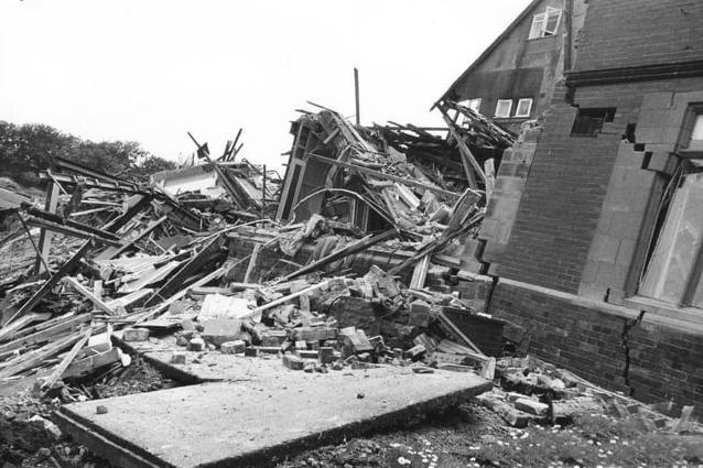 The landslide caused catastrophic damage.