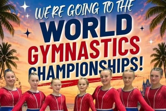 Seven gymnasts will be going to Florida to compete in the World Gymnastics Competition.