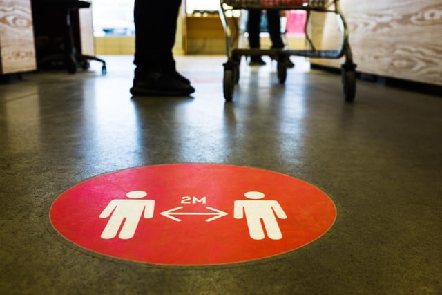 Shoppers will have to stay two metres away from each others as they go around shops (Photo: Shutterstock)