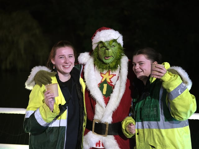 The medical team meet The Grinch