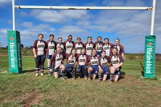 carborough RUFC Under-14s Girls defeated touring side All MACS