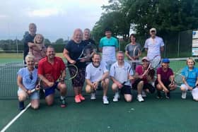 The players who participated in the Bridlington Lawn Tennis Club mixed doubles event last weekend.