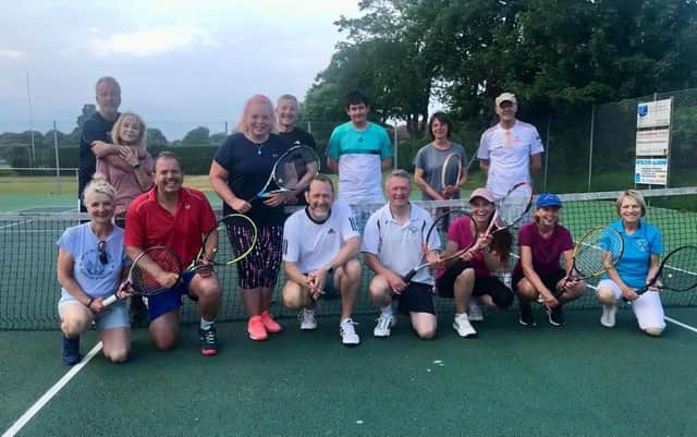 The players who participated in the Bridlington Lawn Tennis Club mixed doubles event last weekend.