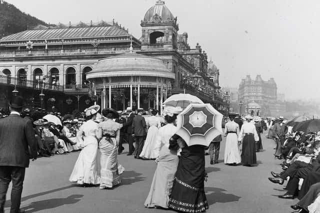 Retro picture of Scarborough South Bay promenade. photo: NYC