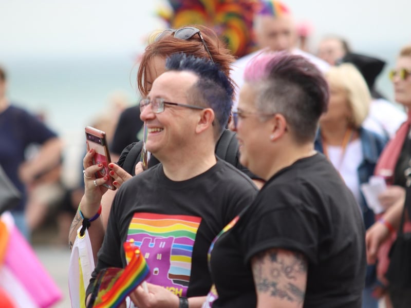 Bridlington was in the Pride spirit on Saturday July 1, with a number of people visiting the town for the Pride celebrations.