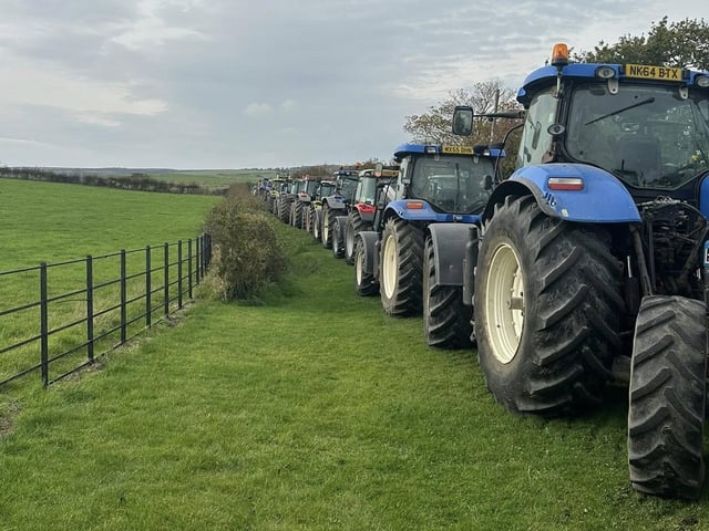 A nice country view for the tractors.