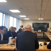 York and Scarborough NHS Trust board meeting, March 26.  Courtesy  Anttoni Numminen/LDRS