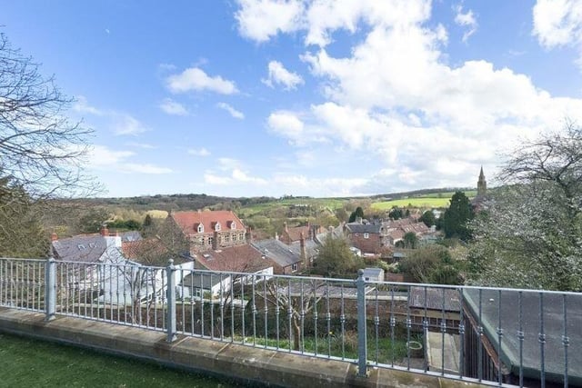 The house has stunning views over Ruswarp to the countryside beyond.