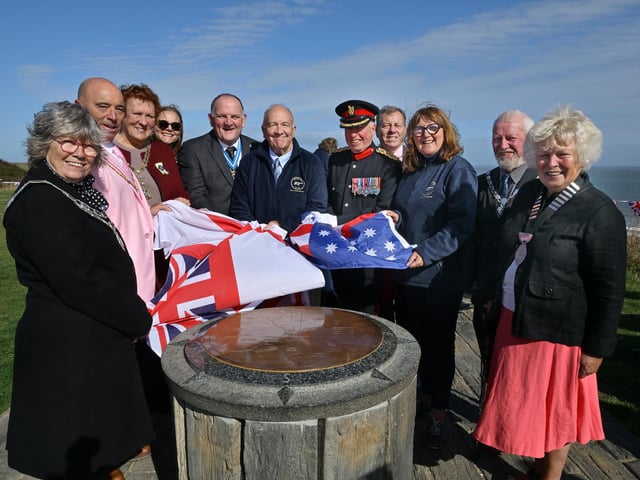 The Battle of Flamborough Head toposcope is unveiled.