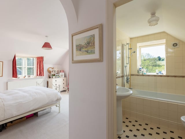 One of the four bedrooms within the property has an en suite facility.