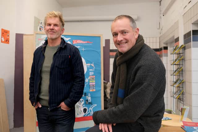 Chris Sands and, right, Toby Hyam are the duo behind This Is Scarborough (credit: Richard Ponter)