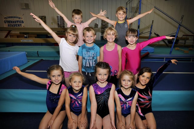 The Mini Gymnasts group from the Scarborough Gym Academy.