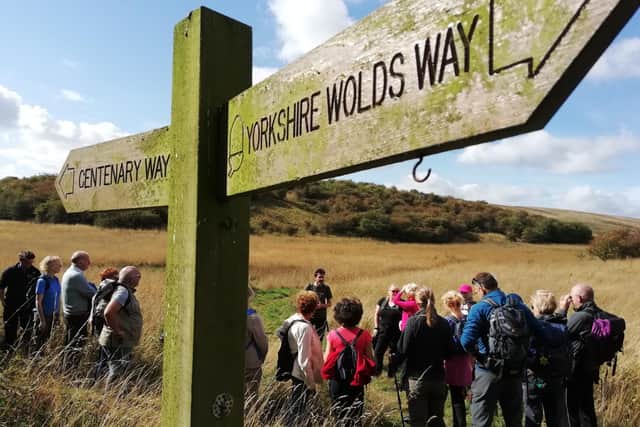 The Wolds Way is celebrating its 40th annivesary with a mass walk.