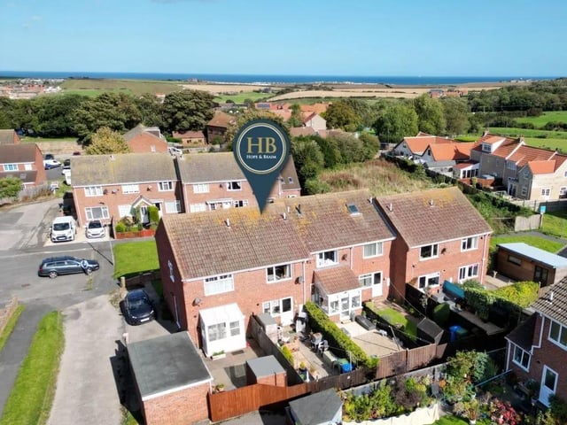 This wo bedroom and one bathroom terraced home is for sale with Hope & Braim Estate Agents with a guide price of £175,000.
