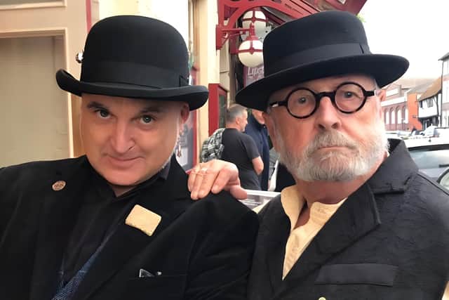 Paul Eccentric and Terry Molloy.