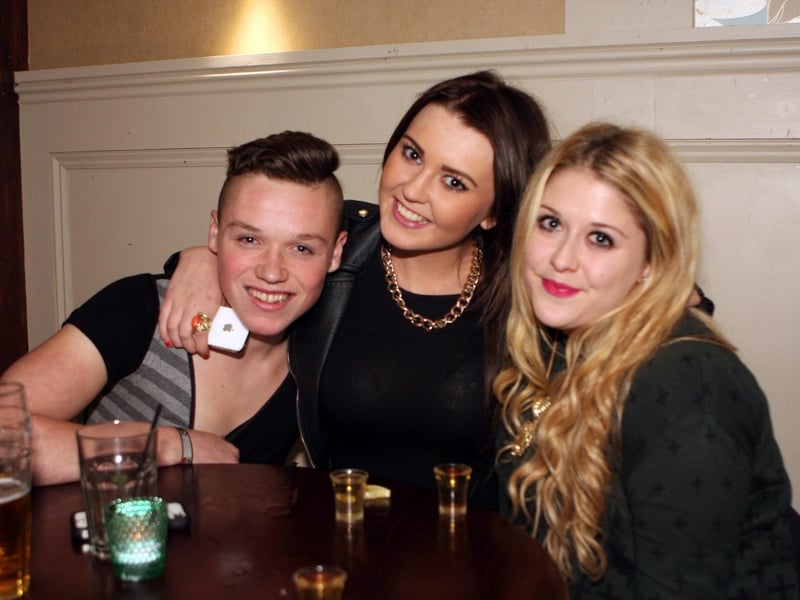 Lewis, Olivia and Jess in Bar 2B