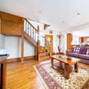 Relaxed living space within the open plan kitchen and diner.