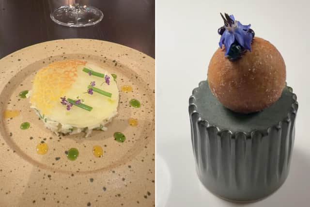 Some of the food tasters at Calluna.