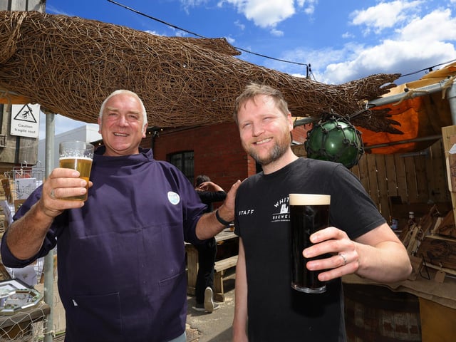 Organisers Archie and Richard Wells. picture: Richard Ponter