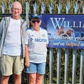 Billy and Sue Holdsworth won Friday’s Over-60s merit, a Doubles at Dukes Park sponsored by Williamson’s Solicitors (Bridlington).