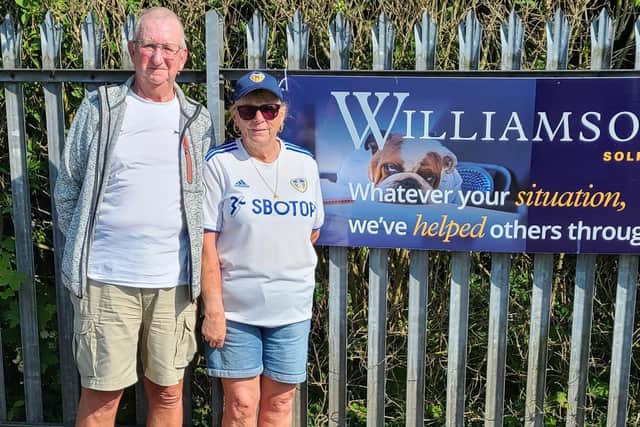 Billy and Sue Holdsworth won Friday’s Over-60s merit, a Doubles at Dukes Park sponsored by Williamson’s Solicitors (Bridlington).